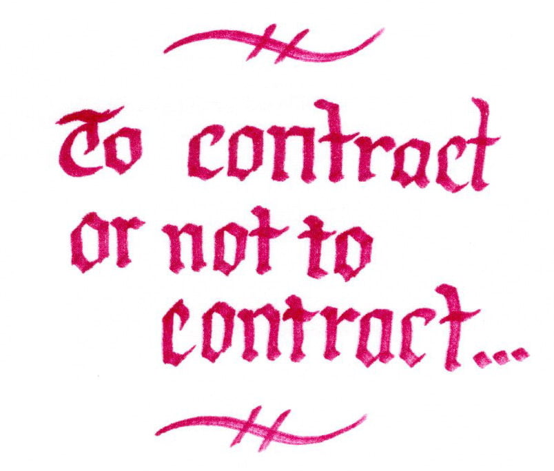 English writing rules about contractions