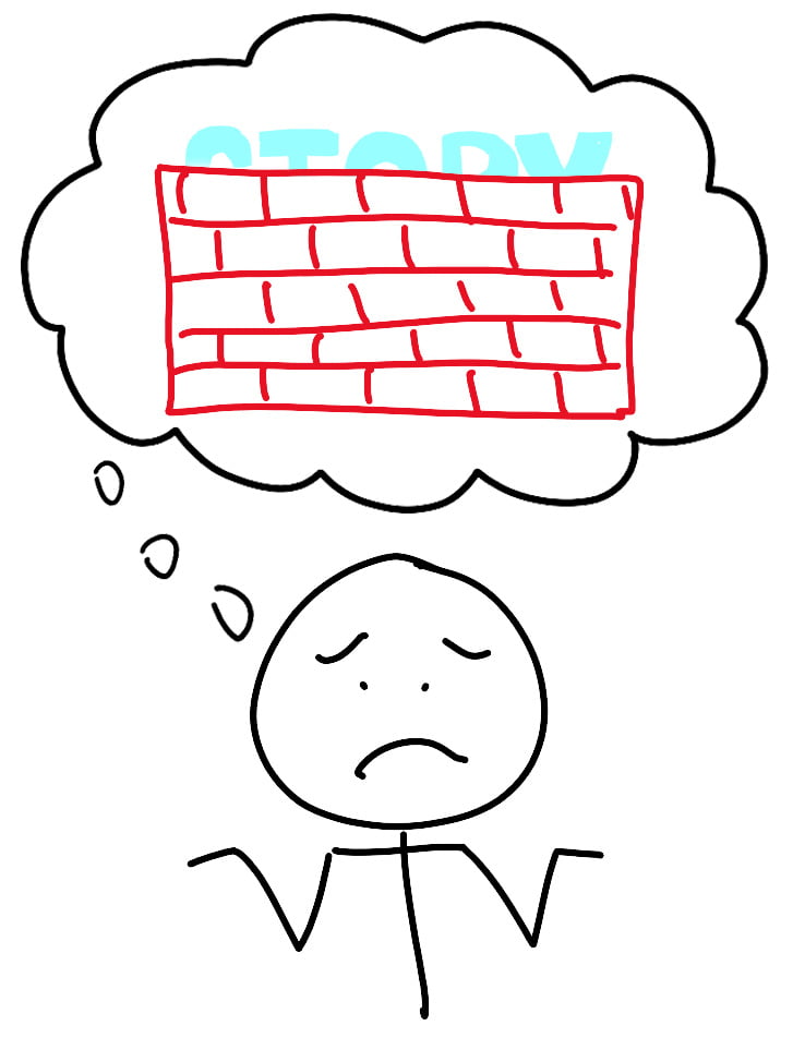 The writer's block cure - how to break down the wall and get to the story
